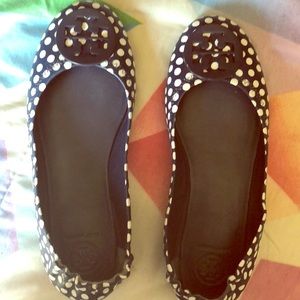 Tory Burch dot shoes , Navy blue 8